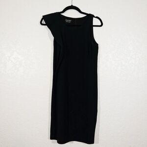 Emporio Armani Black Sheath Dress Size 38